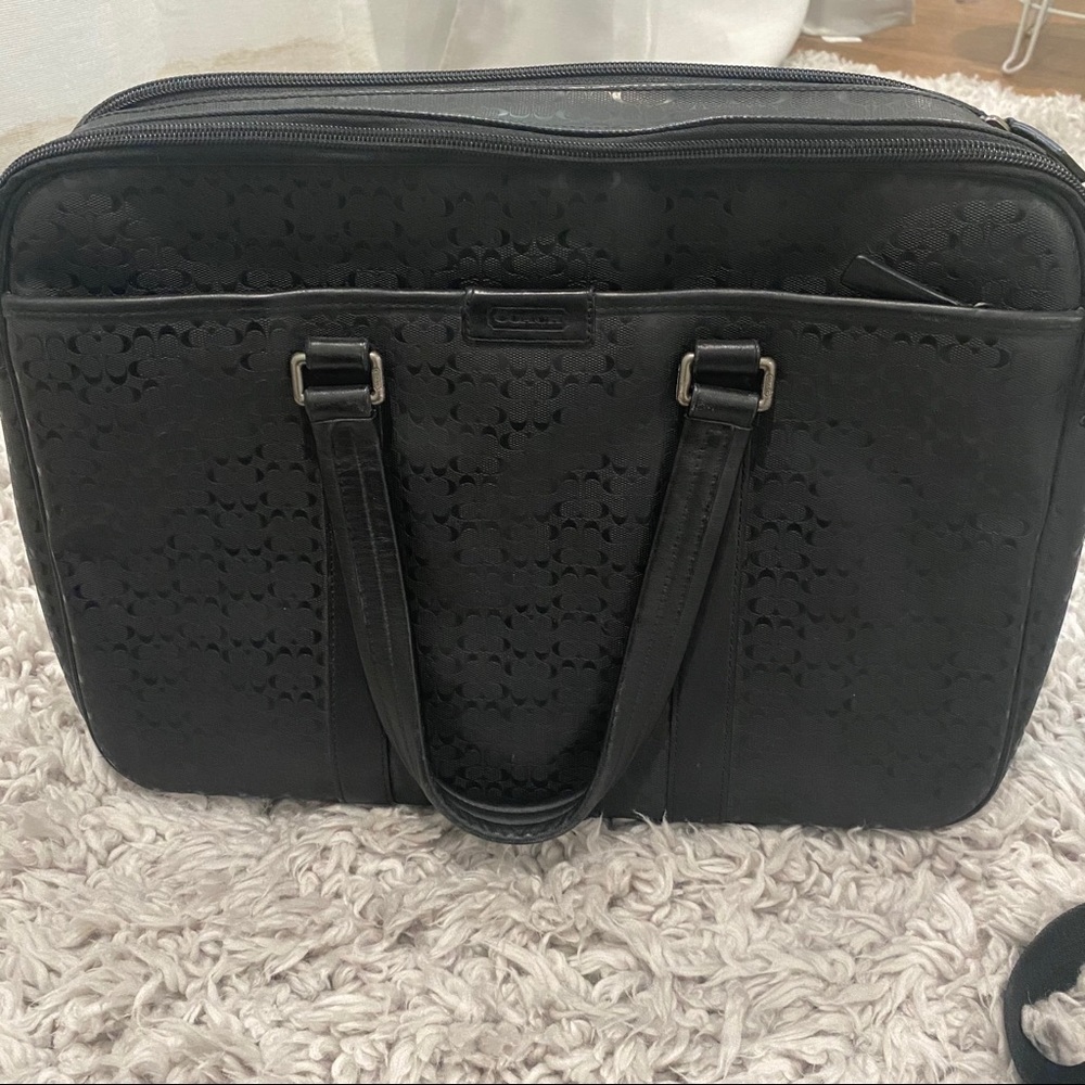 Coach man brief case